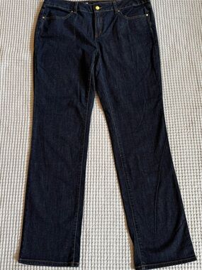 Liz Claiborne Dark Blue Straight Leg Jeans